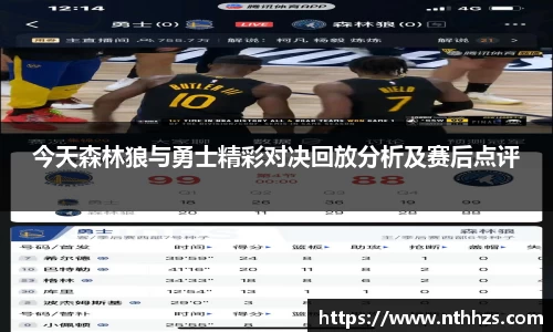今天森林狼与勇士精彩对决回放分析及赛后点评